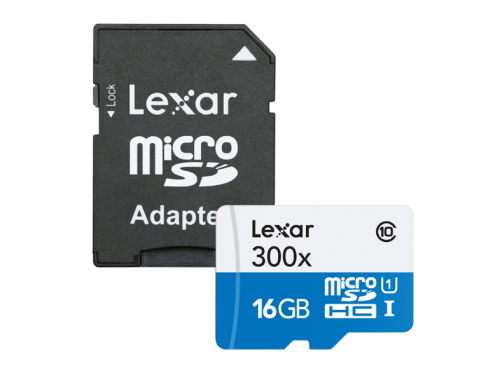Lexar High Speed 16GB Class 10 300x micro SDHC-kaart